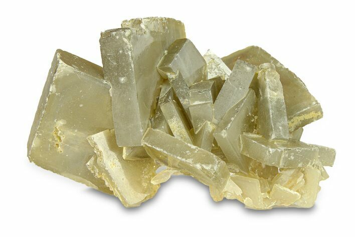 Gray-Green Tabular Barite With Phantoms - Peru #291984